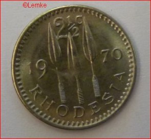 Rhodesia KM 11 1970 voor